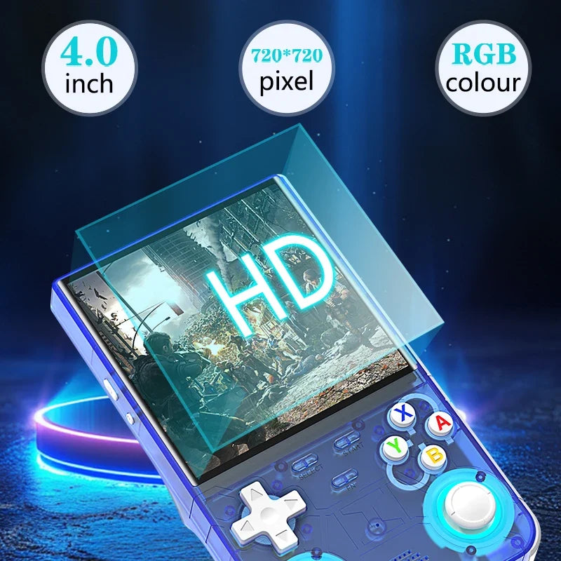 New R36 Ultra Retro Video Game Controller 4.0-inch IPS Screen Linux System Can Connect to WiFi Portable Handheld Game Console