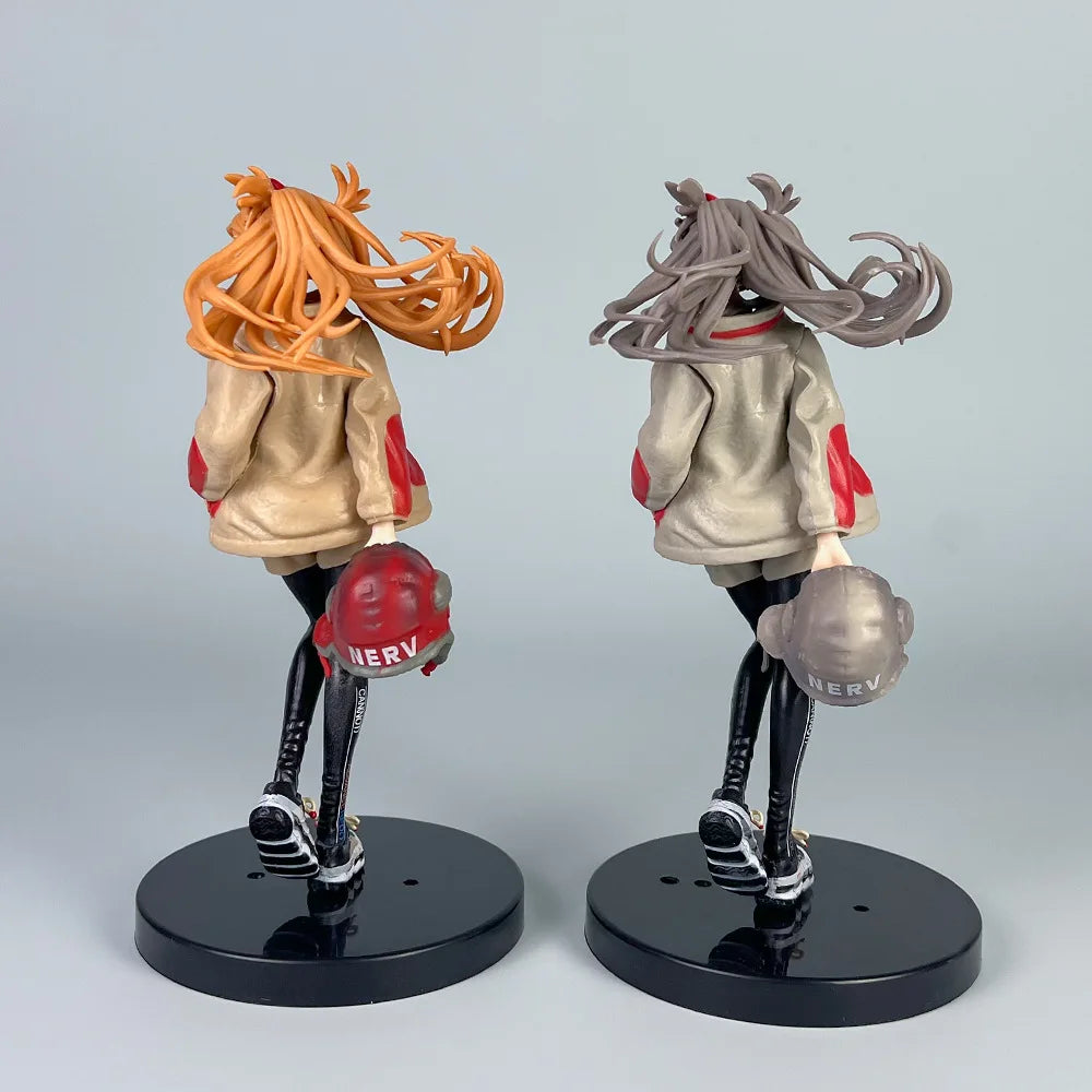 Anime Evangelion Asuka Anime Action Figure Model Gifts Collectible Figurines for Kids Desktop Decoration