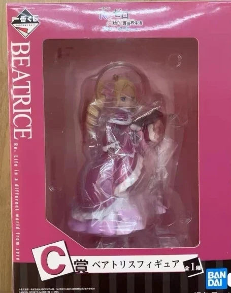 BANDAI Ichiban Kuji Re:Life in A Different World From Zero Emilia Beatrice Figure Prize Action Figure Model Desktop Decoration