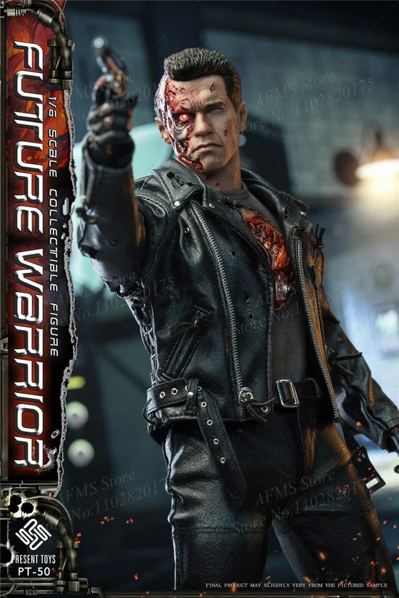 PRESENT TOYS PT-sp50 PT-sp51 1/6 Scale Collectible Figure Future Warrior T800 Arnold Schwarzenegger Full Set 12Inch Men Soldier