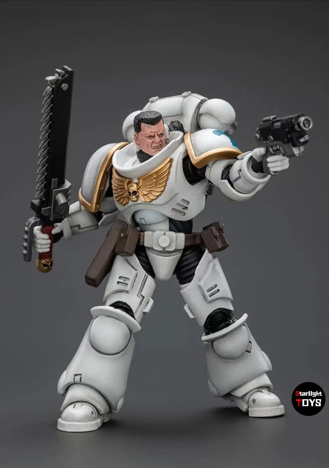 JOYTOY Warhammer 40K 1/18 Action Figure SPACE MARINES WHITE CONSULS INTERCESSORS 1