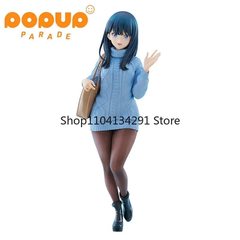 Genuine Original GSC POP UP PARADE SSSS.GRIDMAN Takarada Rikka Date Style Ver. L size Anime Figure Model Doll Ornament Toy Gifts