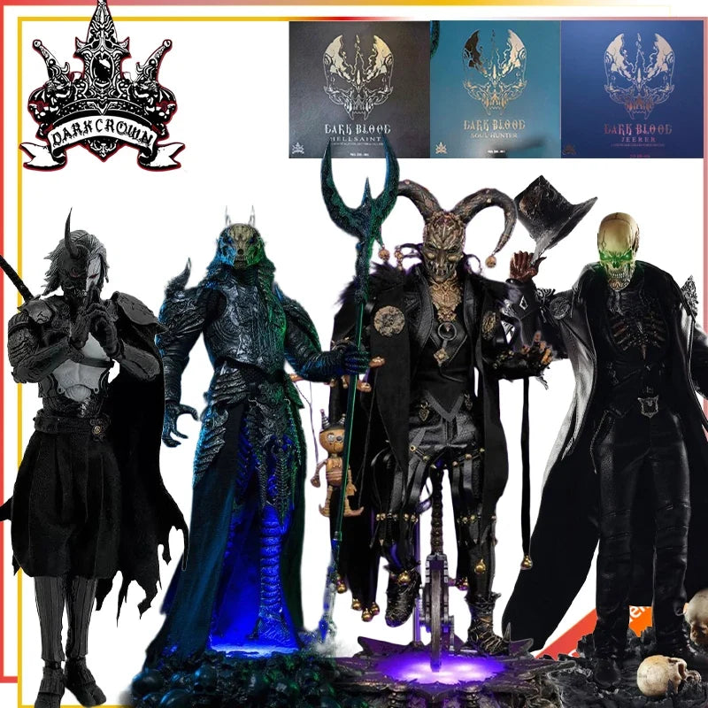 Darkcrowntoys Original God Hunter Saints of The Underworld Yingzang "Burning Soul" Action Joint Mobility Figure Model Toys Gifts