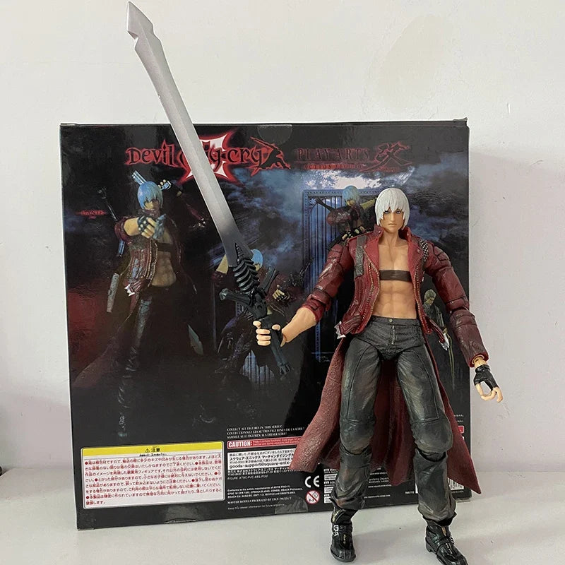 Play Arts Kai Devil May-Cry Dante Action Figure Model Toys Joint Movable Doll Birthday Gift For Friends