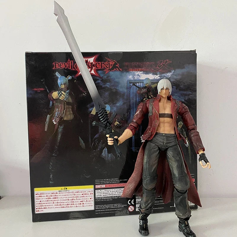 Play Arts Kai Devil May-Cry Dante Action Figure Model Toys Joint Movable Doll Birthday Gift For Friends