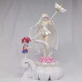 Sailor Moon Tsukino Usagi Can Emit Light Wedding Dress Figure Model Statue Collection Desktop Decoration Ornament  Girl Toy Gift