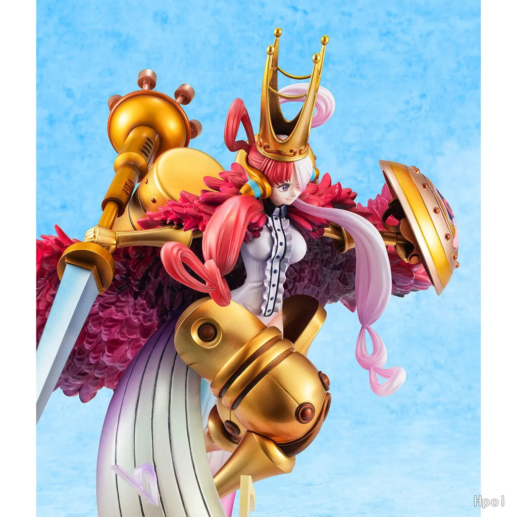 In Stock Original MegaHouse P.O.P RE-MAXIMUM One of The Navigator: Red-haired Singer Uta Anime Doll Figure Model Toys Gifts