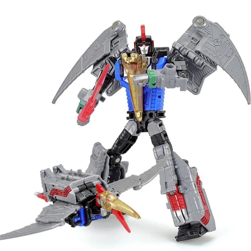 New 5 IN 1 BPF G1 Cool 33CM Devastator Transformation Toys Anime Action Figure Robot Dinosaur Model Boy Kids Gift