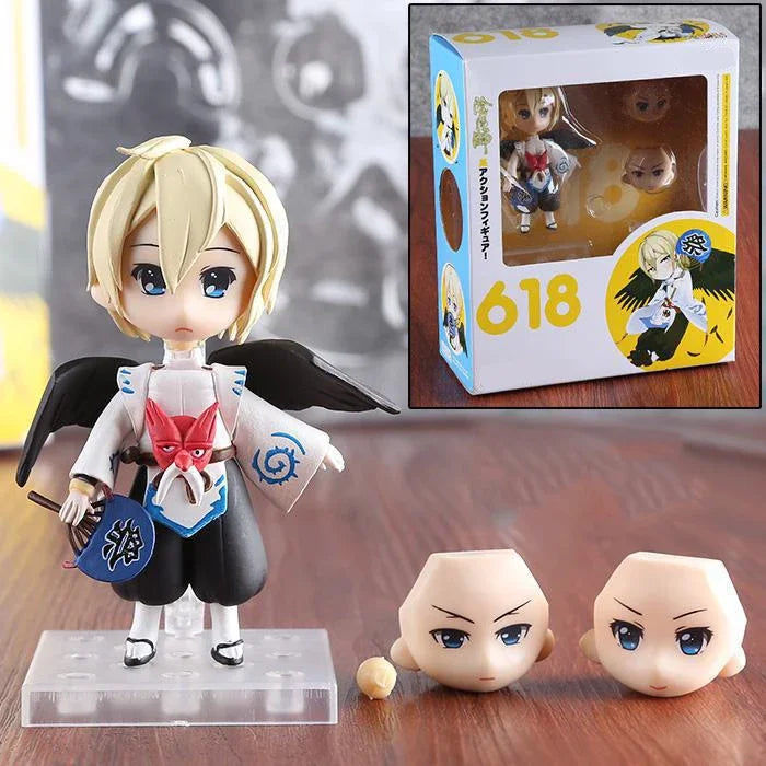#1608 Onmyoji Shiranui Anime Girl Figure #1227 Ootengu Action Figure #1244 Ibaraki Douji Figurine Collection Model Doll Toy 10cm