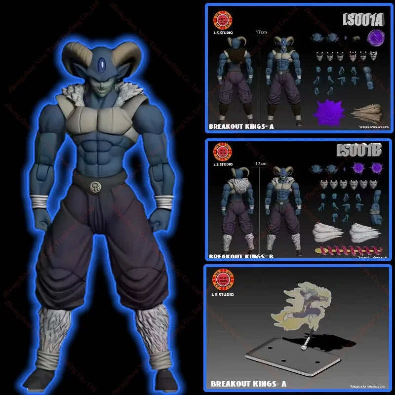 LS Studio Dragon Ball Super Moro Moro A/B Double Form | 1/12 Moving Joint Fighting Pose Collection Figure Model