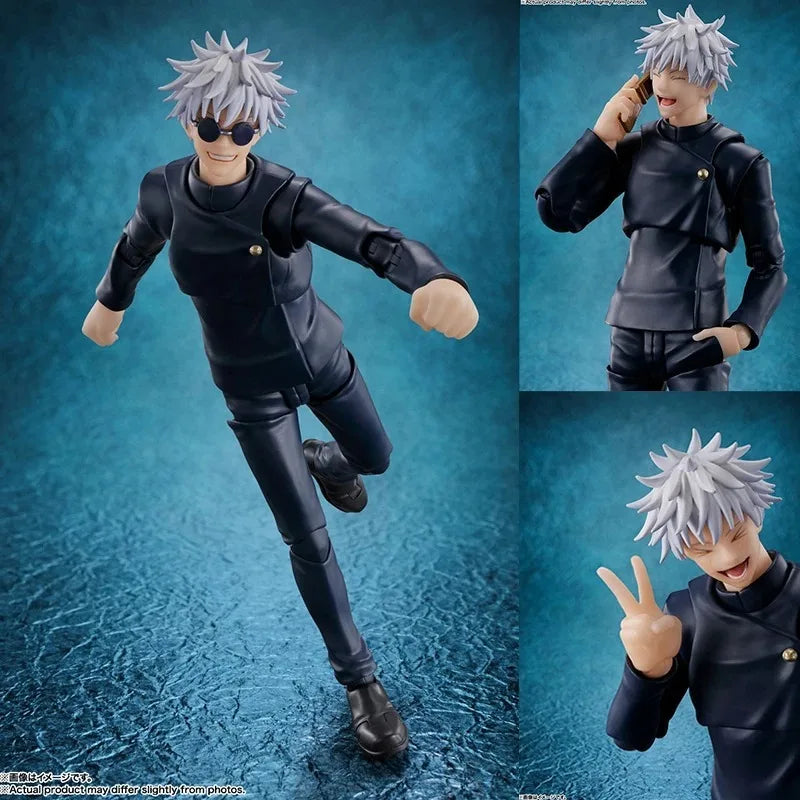 Spot SaleAuf Lager 100% Original Bandai SHFiguarts S.H.Figuarts Satoru Gojo Jujutsu Kaisen Action-Sammelfiguren Modellspielzeug