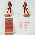 22CM Anime Asuka Langley Soryu Figure Shin Seiki Evangelion Souryuu Kaiyodo Standing With Arms Akimbo Action Figure Doll Toys