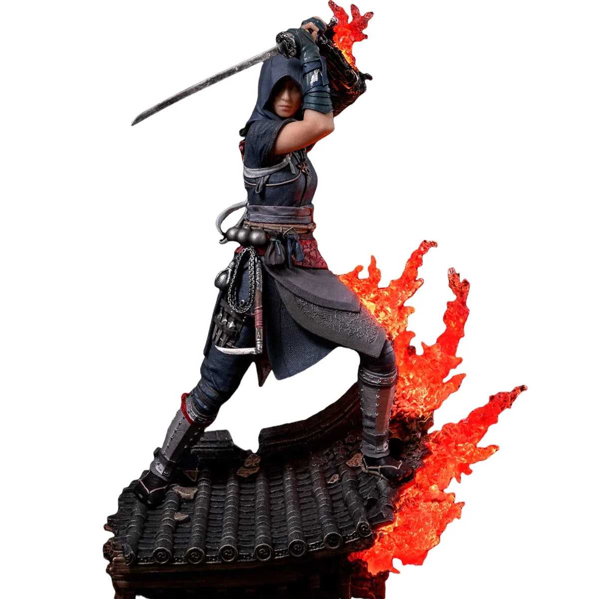 [Pre-Order]HiPlay PureArt Assassin's Creed Shadows Animus Yasuke Naoe 11-Inches Game Roles 1/8 Statue