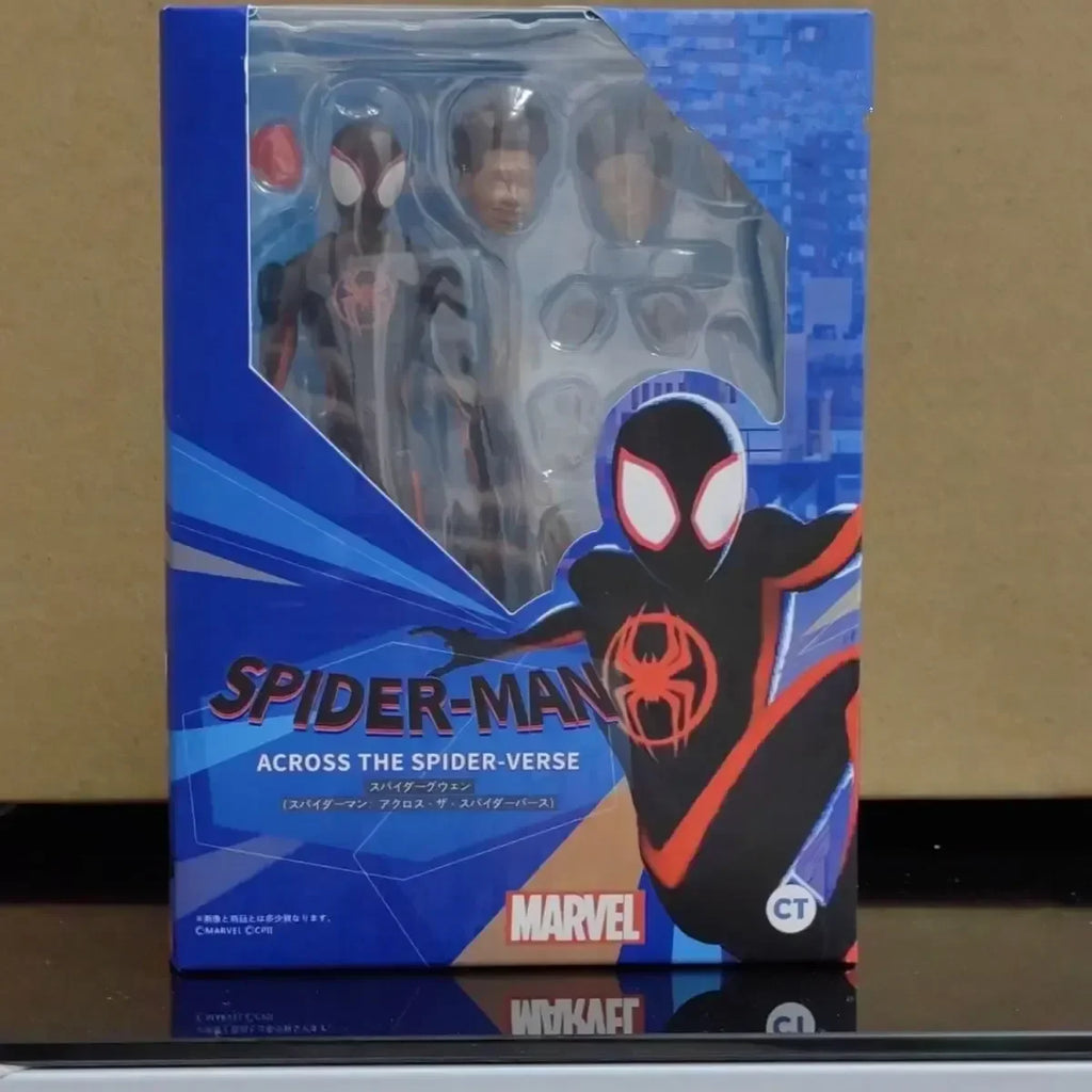 Shf Anime Spider-man Figuarts Miles Morales Gwen Action Figures Gwen Spider Woman Figurine Spiderman Figure Pvc Model Doll Toys