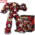 Fondjoy Marvel Anti-Hulk Armor Assemble Toy Movie Character Model 18 Inches Action Figures LED Can Emit Light Model Gift for Boy