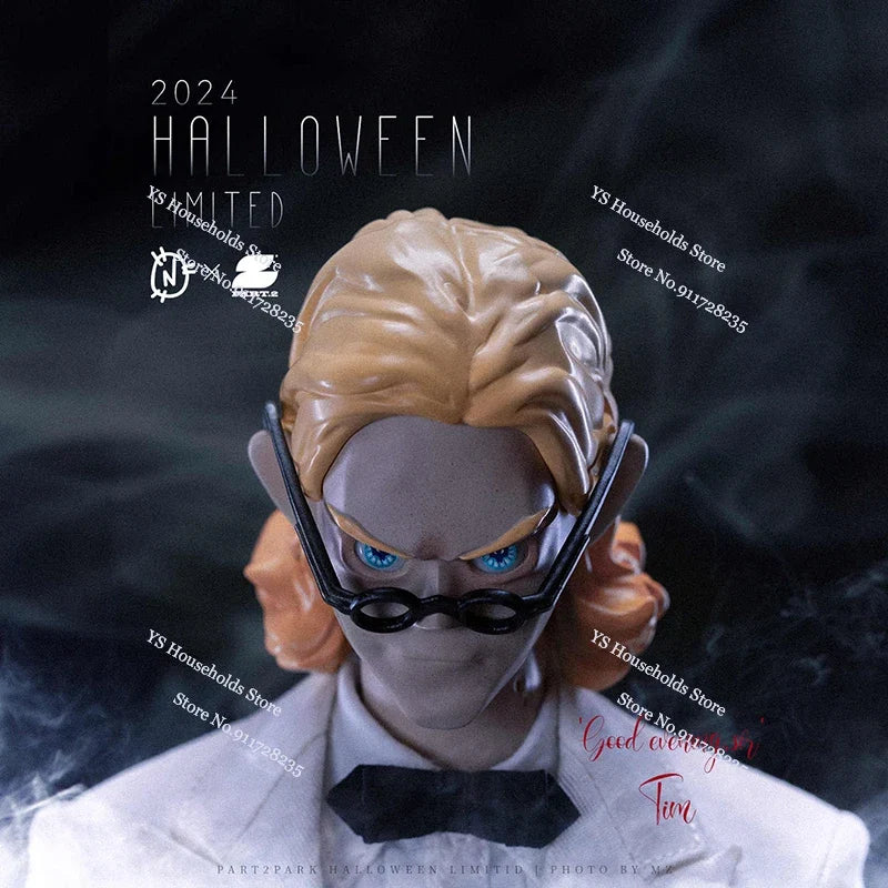 PART2PARK Original 1/6 Halloween Limited Cosplay Horror Man Blood Head Sculpt Delicate Model Toys For 12" Action Figure Decors