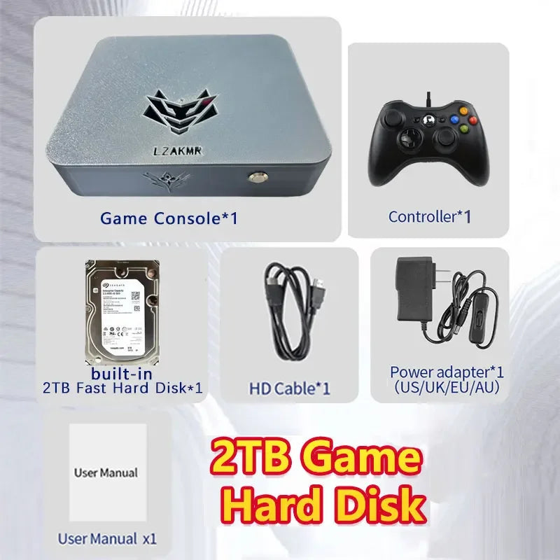 Ultimate Gaming Experience  AK1 I5-6600 Game Box Windows11 2TB Games System with 70000+ Games Support PS2/PS3/WII/SS/GAMECUBE
