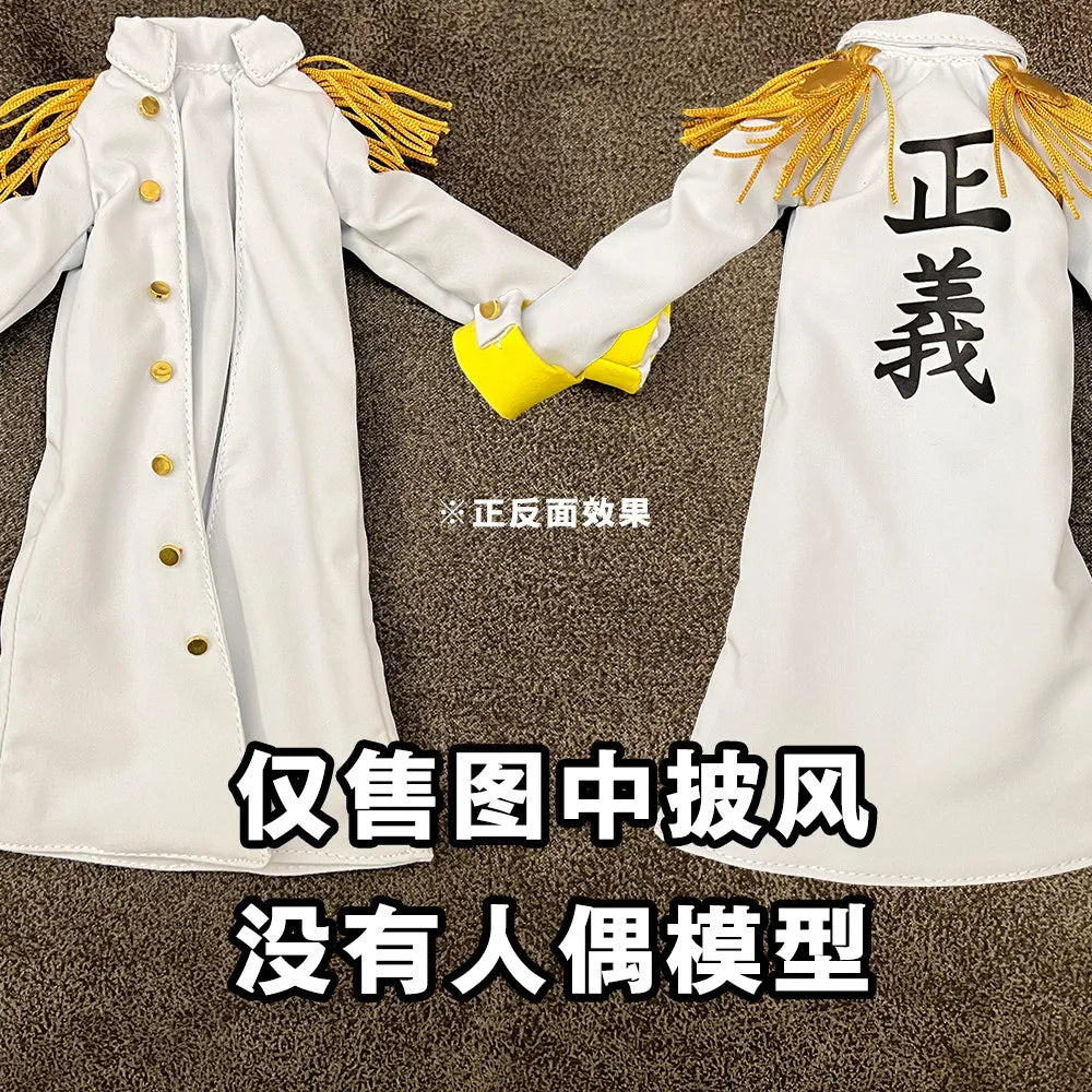 One Piece Shf Borsalino Admiral Cloak - 1/12 Scale Iron Wire Built-In Cosplay Accessory For Action Figure Gift
