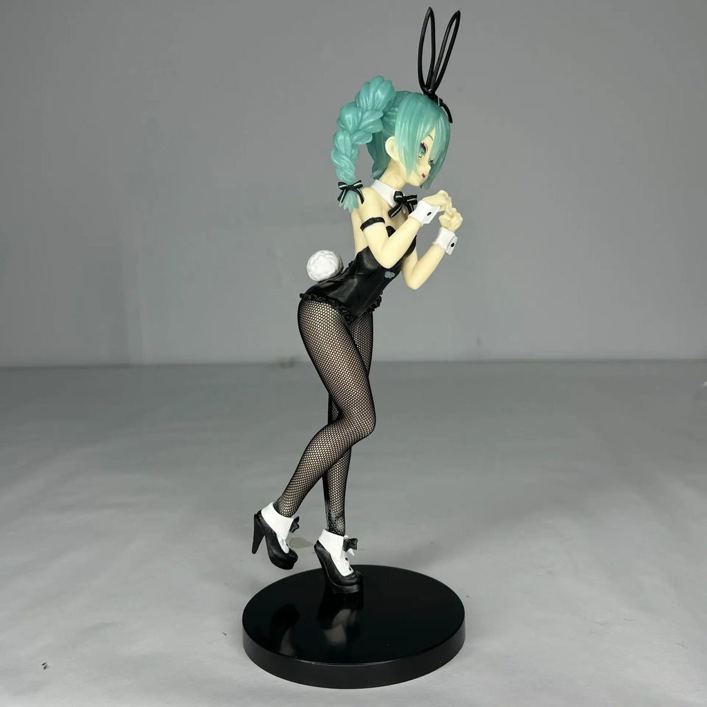 28cm Bunny Girl Miku Action Figure Anime Bicute Bunnies Women'S Solid Figures Collection Ornament Gifts Desktop Decorate Toys