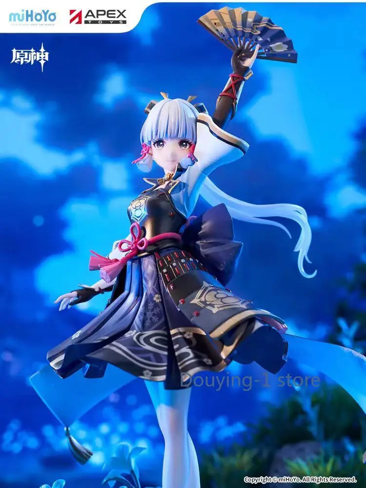 APEX/Genshin Impact Kamisato Ayaka White Heron Frost Blossom Ver. 1/7 Static Figure Merchandise