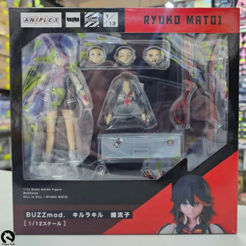 Auf Lager Original ANIPLEX BUZZMOD KILL La KILL Matoi Ryuuko Anime Actionfigur Modell Spielzeug Ornament