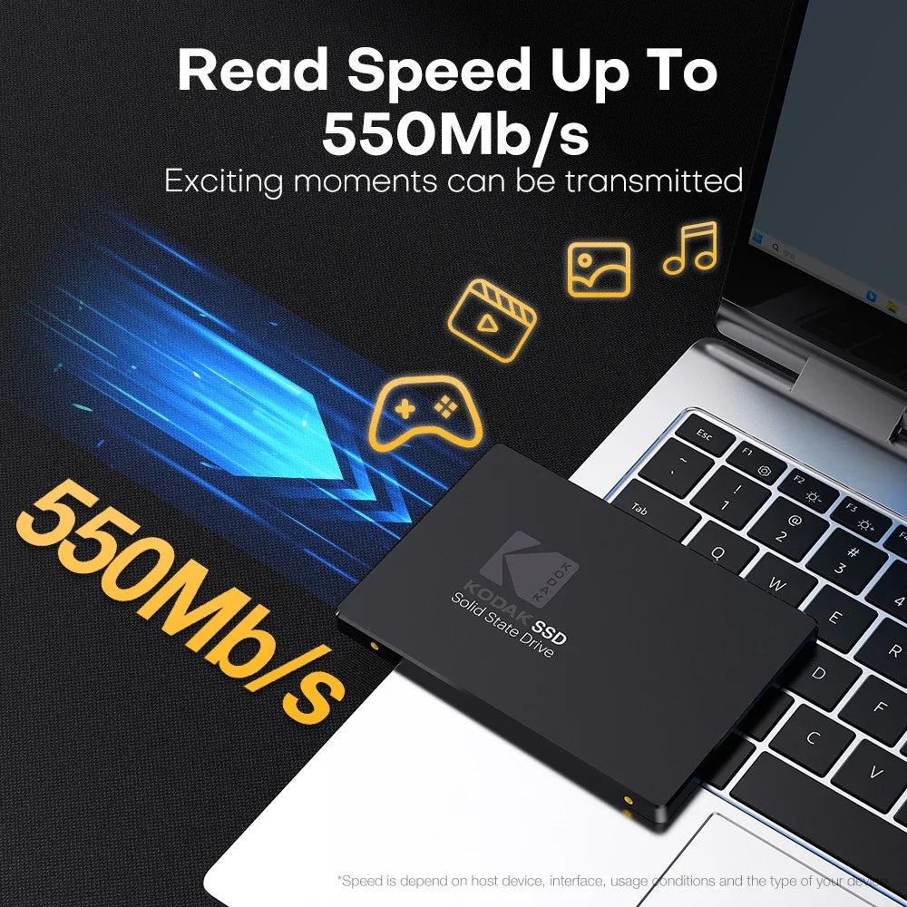 Kodak X120 PRO SSD 1TB SATAIII SSD 512GB 256GB 128GB HD 1TB Internal Solid State Hard Disk 2.5 for Laptop Computer