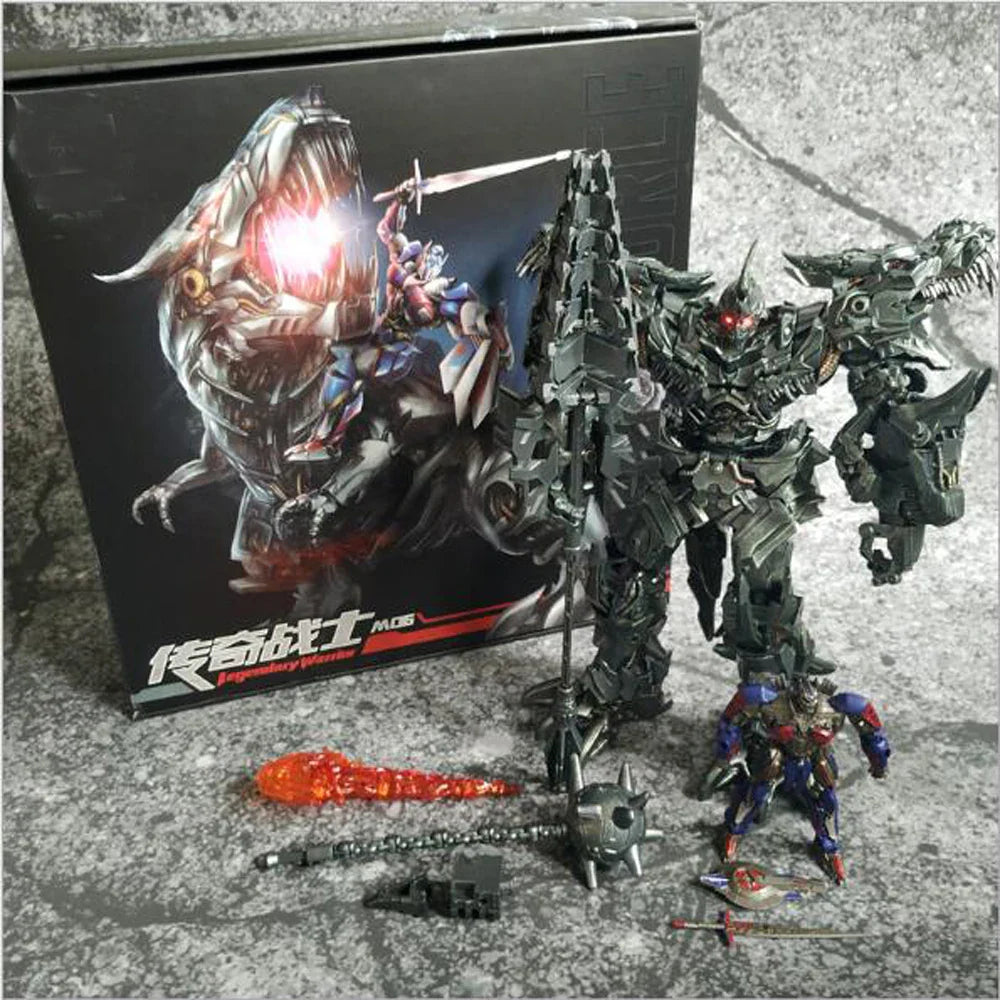 WEIJIANG LS05 Granville Tyrannosaurus Rex Transformation Dinosaur Grimlock Vergrößerte Version Modell Roboter Deformationsspielzeug