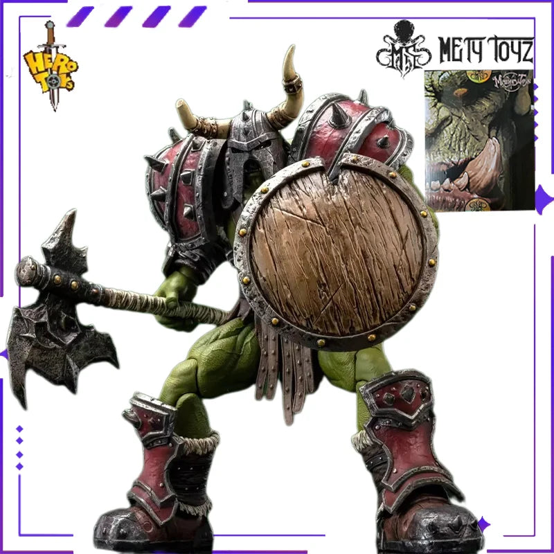 Brand New METYTOYZ Original HERO TOYS Orc Commander Library Kalon Supermovable Modelfigurine 1/10 Movable Orc Model Toy Figurine
