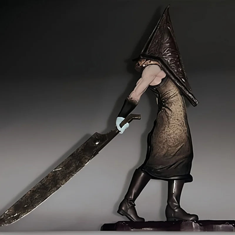 New Products In Stock Japanese Authentic Konami Silent Hill Bubble Head Nurse Red Pyramid Scenery Figure Toy Holiday Gift