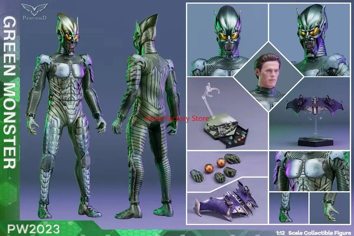 PWTOYS PW2023 Green Goblin 1/12 16cm Action Figure Collectible Toy Gift