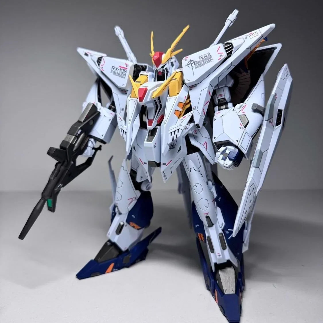In Stock JUJIANG XI RX-105 HG 1/144 Toys Assembly Model Kit Action Figures Plastic Model Kits Robot Hobby Mecha Gift