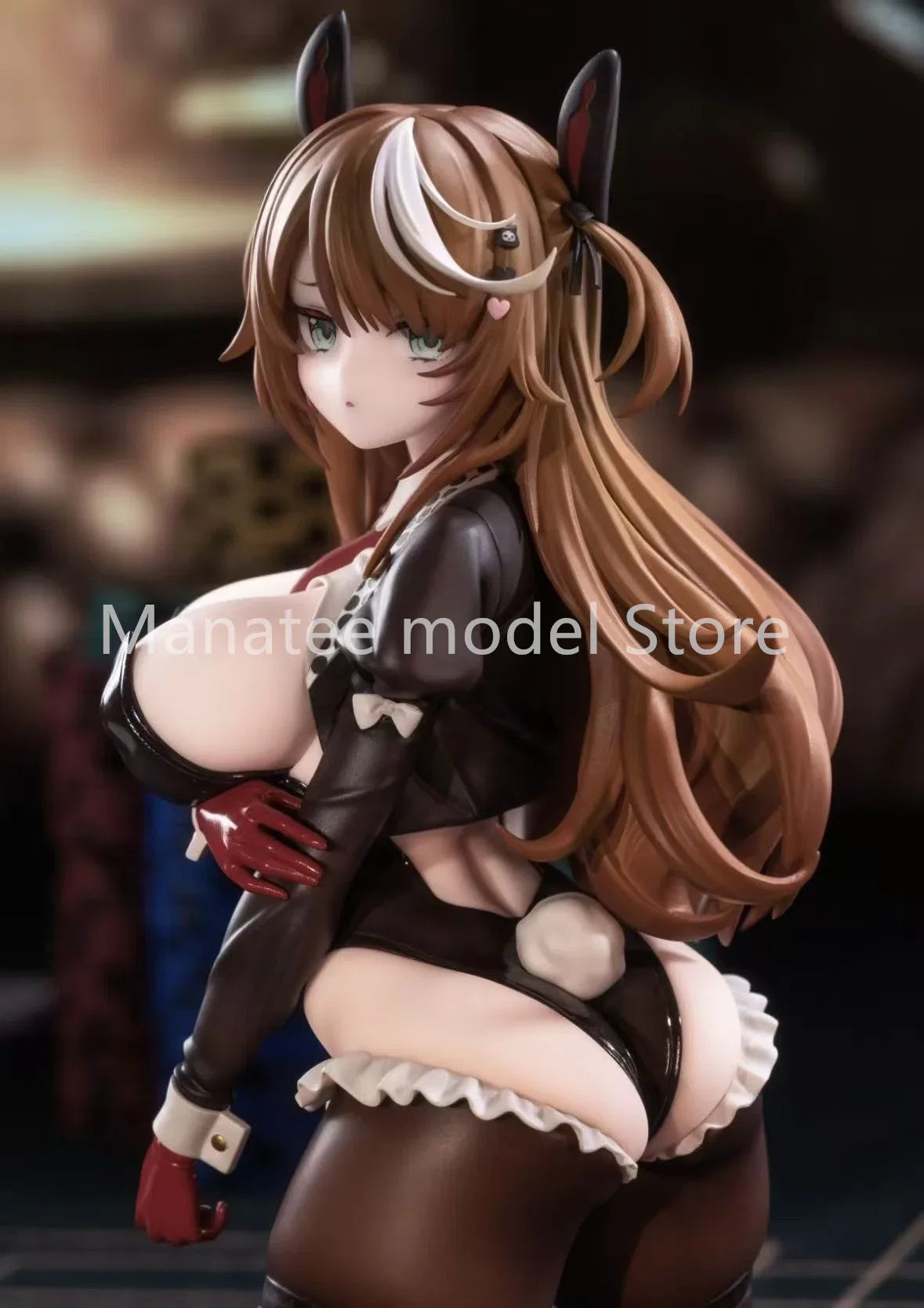 OMAHA Original mochi Bunny Girl 1/7 Desktop Cute PVC Action Figure Anime Model Toys Collection Doll Gift