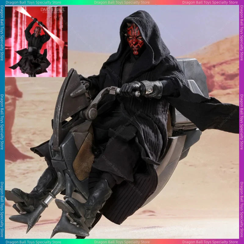[Auf Lager] Original HOTTOYS HT 1/6 DX16 DX17 Star Wars Darth Maul Motorrad Actionfigur Spielzeug