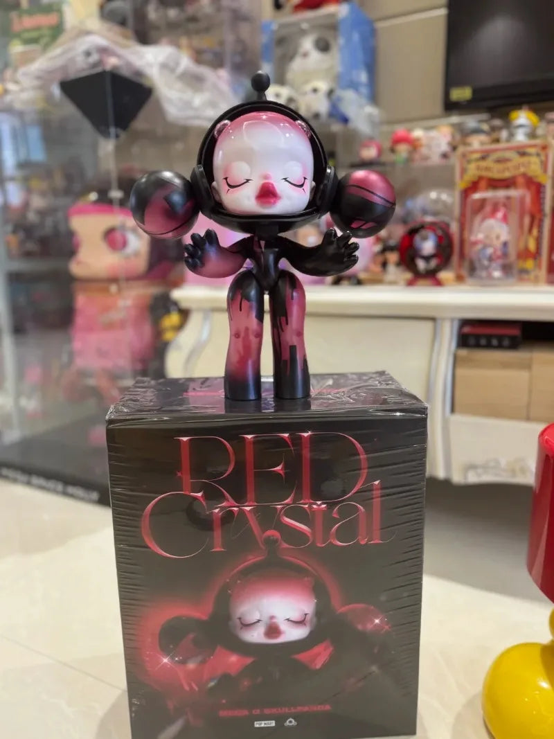 POPMART Original Genuine SP Red Crystal 1000%and400%MEGA Collectible SKULLPANDA Big Kid Figment Blind Box Surprise Birthday Gift