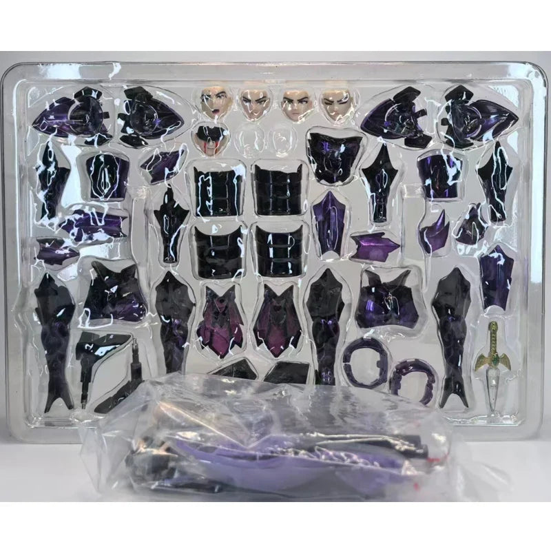 CS Model Saint Seiya Myth Cloth EX Gemini Saga With Damaged Armor Hades Surplice Dark Gold Knights of the Zodiac Action Figure
