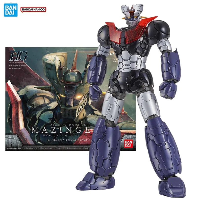 Out of Stock Bandai Original Genuine Figure Mazinger Z Model Kit Anime Figures HG Mazinger Z Infinity Collection Action Figure