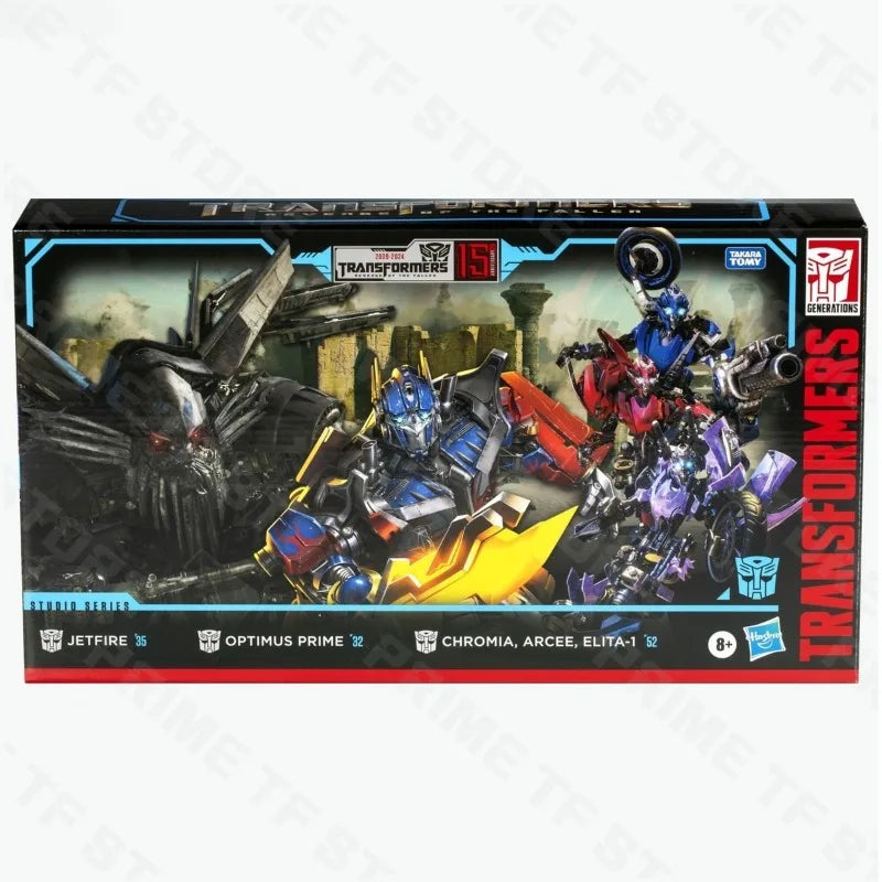 Original Hasbro Transformationsspielzeug SS Studio Series 15-jähriges Jubiläum des Films Autobot Fünf-Personen-Anzug Anime Figur Spielzeug