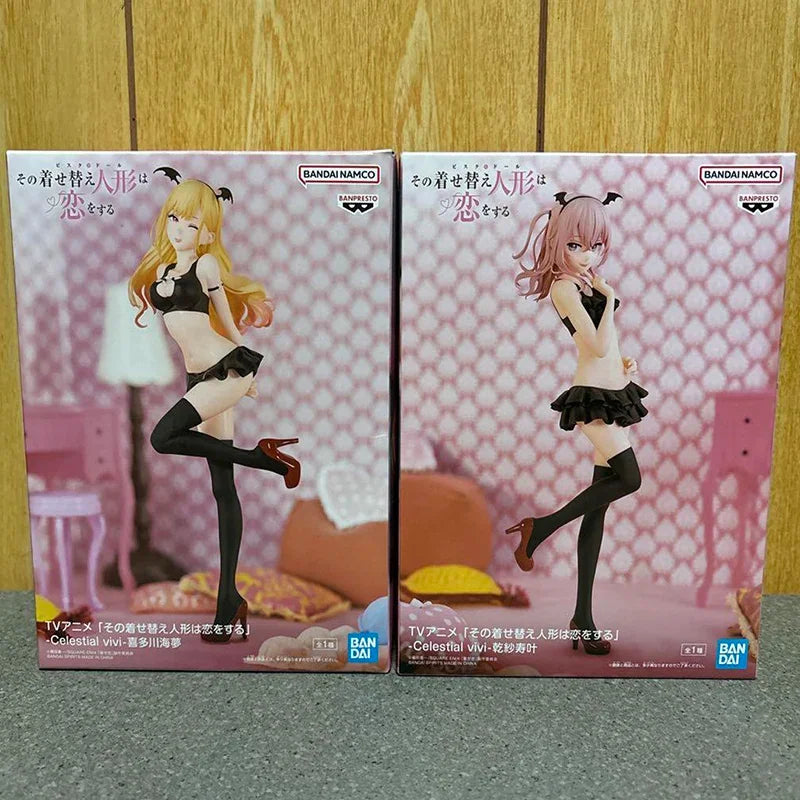 Original Bandai Anime Figure My Dress-Up Darling -Celestial vivi-Marin Kitagawa Action Figure Sajuna Inui PVC Toys Figurine