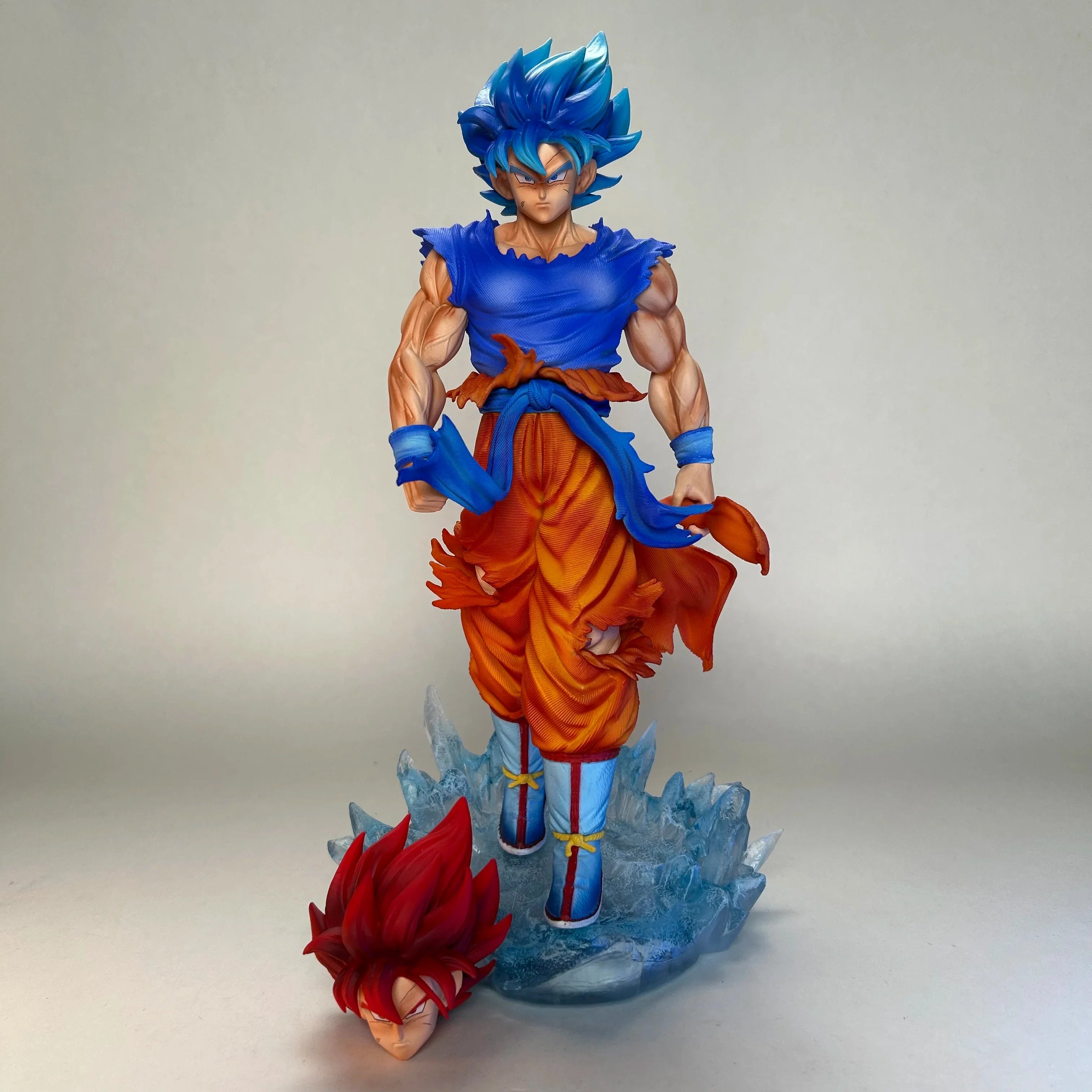32.5cm/12.79in Anime Dragon Ball Z Goku Figure Super Saiyan Action Figure Collectible Statue Model Toy Gift