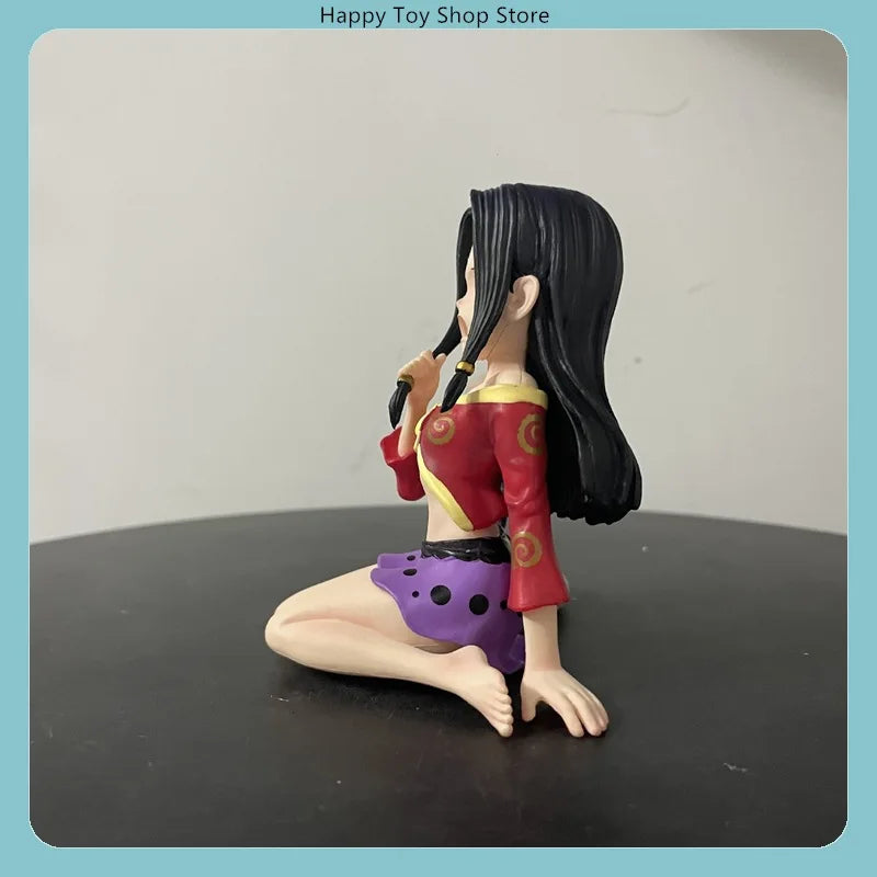 Cute Version One Piece Boa Hancock Childhood Little Empress Super Cute Snake Princess Anime Figure Desktop Car Ornament