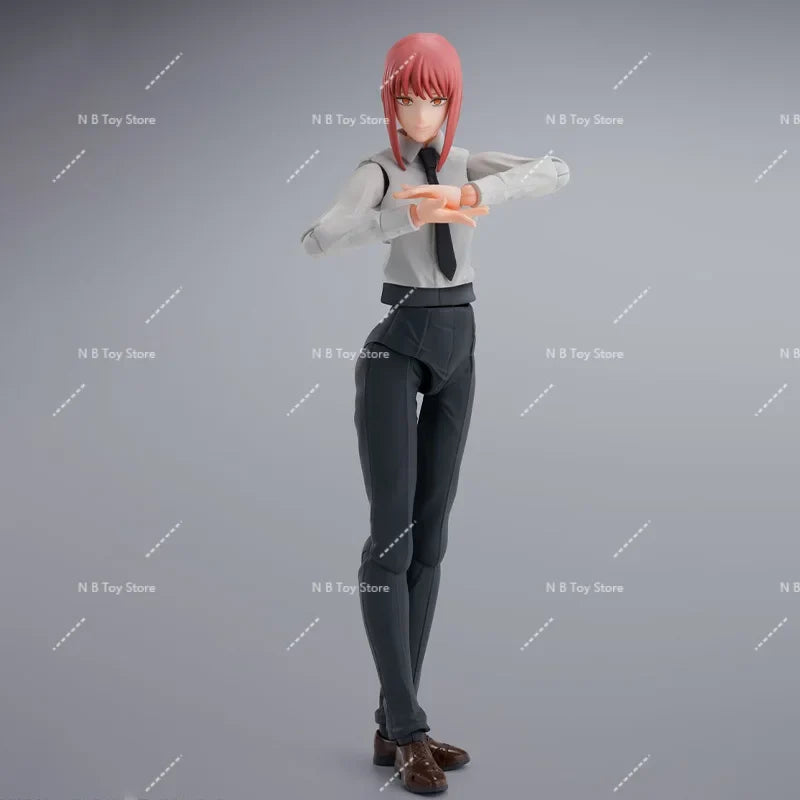 Bandai S.H.Figuarts SHF Chainsaw Man Makima Model Kit SHF PVC about 14.5cm Action Figures Model Toys Figurine Gift for Children
