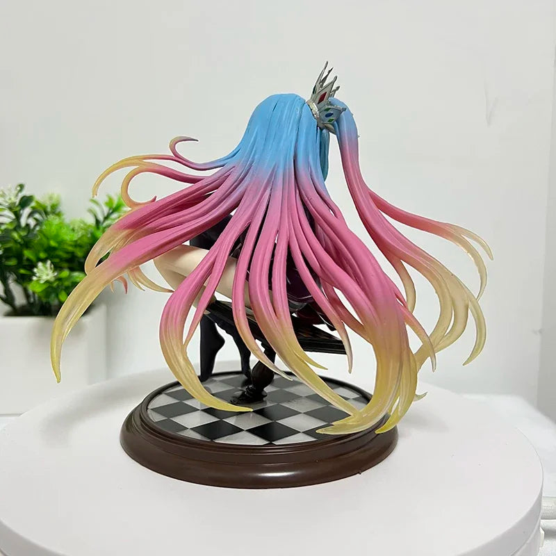 16cm No Game No Life Anime Figure Kotobukiya Shiro Action Figure Shiro Jibril Fairy Shampoo Figurine Adult Collectible Model Toy