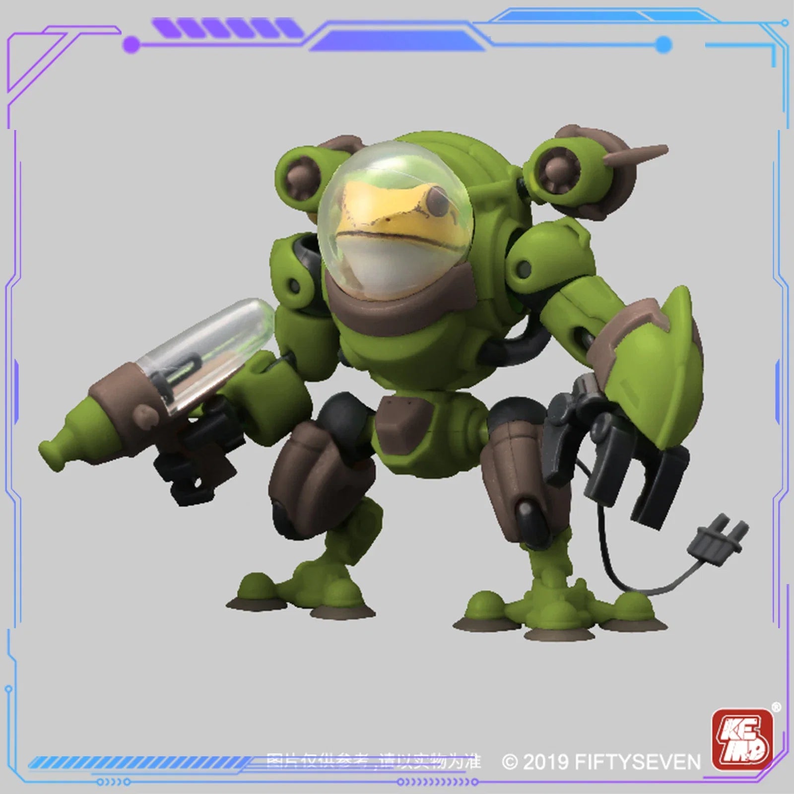 FIFTYSEVEN Number 57 No.57 Manhunter GRAVE FROG 1/24 Action Figures Puppet Armor Team Hunter Team Mecha Frog Kids Toy Gifts
