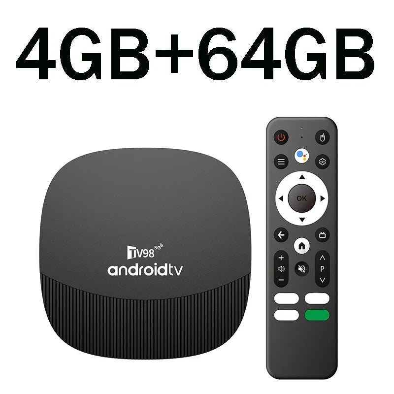 TV98 ATV Max Plus TV Box 8K 4K Android 14 Set Top Box 4G 5G 8GB 128GB Voice Remote WiFi Media Player Ultra Smart TV Box iptv