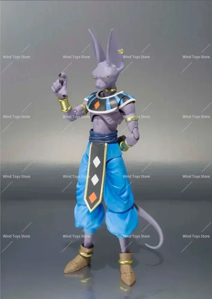 100% Original Bandai SH Figuarts SHF Beerus Dragon Ball Super Anime Action Collection Figures Model Toys Figura in Stock