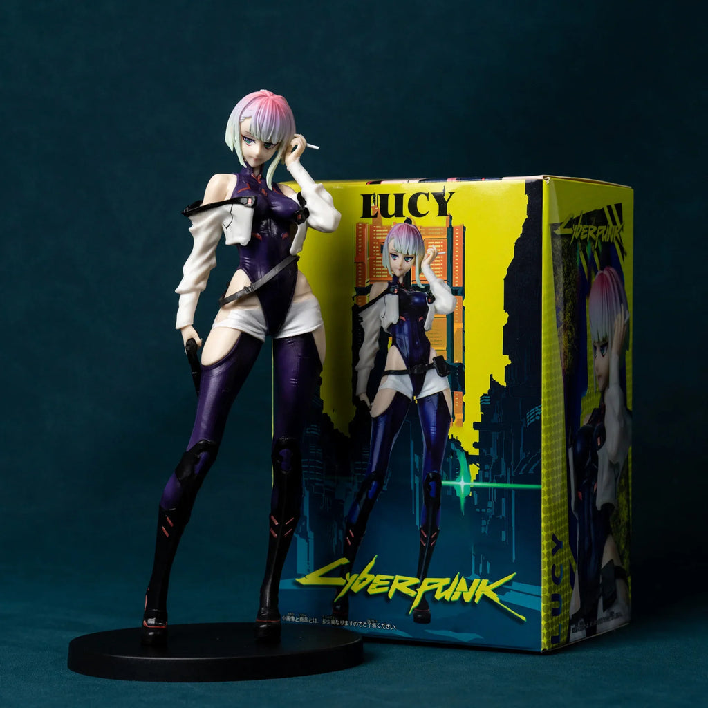 16CM Anime Game Cyberpunk: Edgerunners Rebecca Figure Desktop Decorations Model Toy Lucy Collection David Martinez Aciton Figure