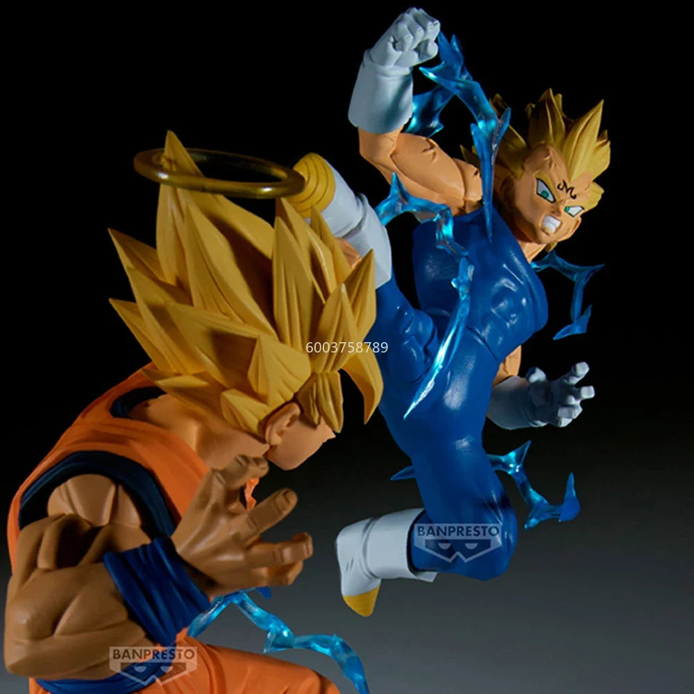 Bandai Original BANPRESTO Dragon Ball Z MATCH MAKERS Super Saiyan Vegeta‌ Son Goku PVC Action Figures Collectible Model Toys