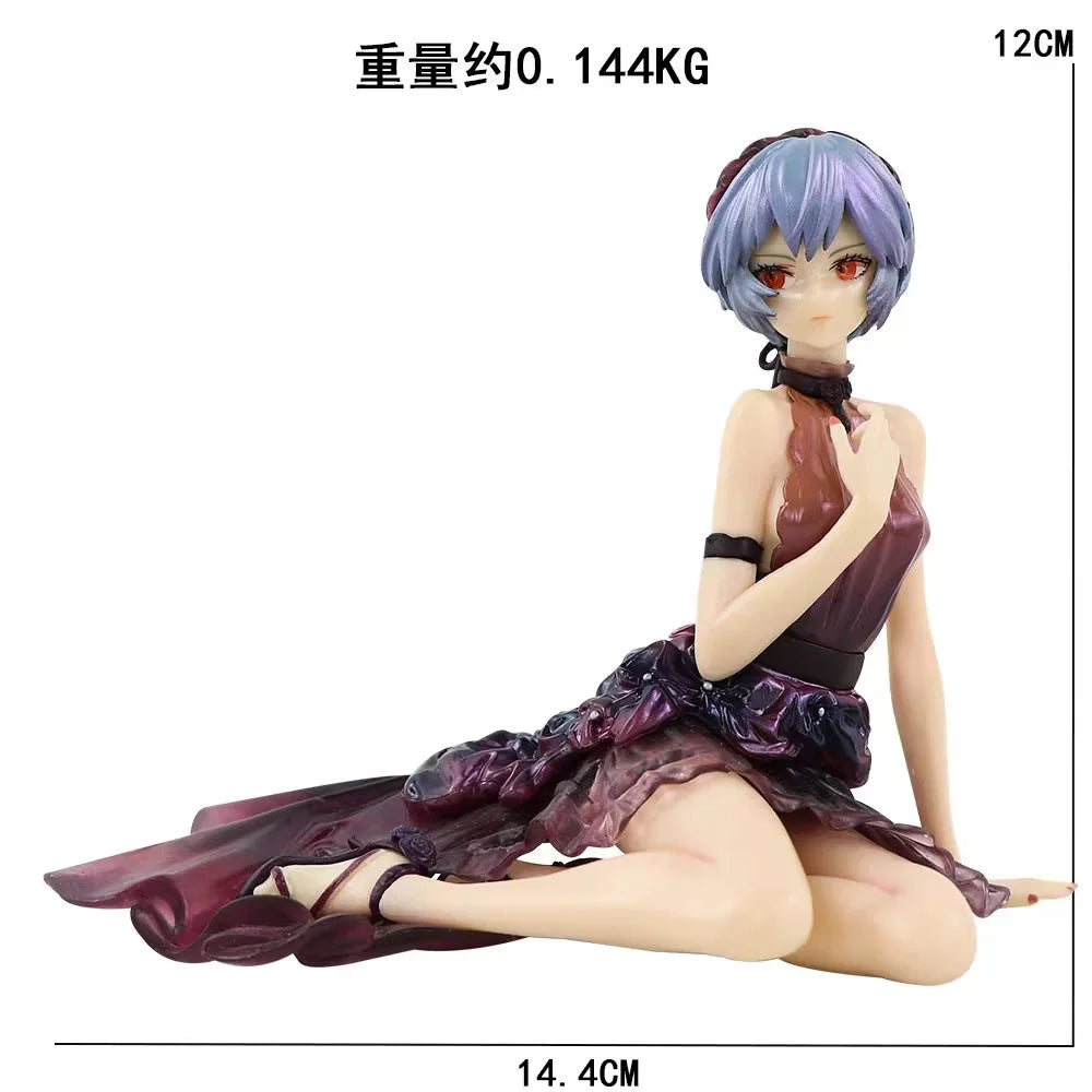 Anime Shin Seiki Evangelion Souryuu Asuka Langley Figur Ayanami Rei 1/7 Whisper of Flower Ver Modell Spielzeug Geschenk Actionfigur