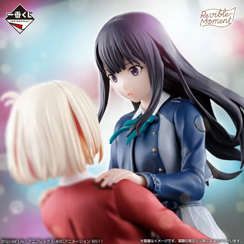 Original BANDAI Ichiban Kuji Lycoris Recoil Vol.3 Revible Moment Takina Figure Anime Action Model Collectible Toys Gif