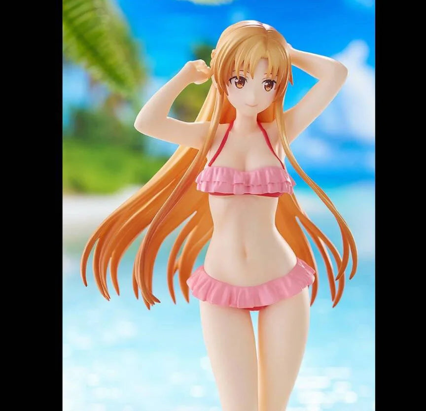 lowest price Japanese original anime figure Yuuki Asuna swimsuit ver  action figure collectible model toys for boys